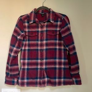 Patagonia flannel. Organic cotton. Size 2